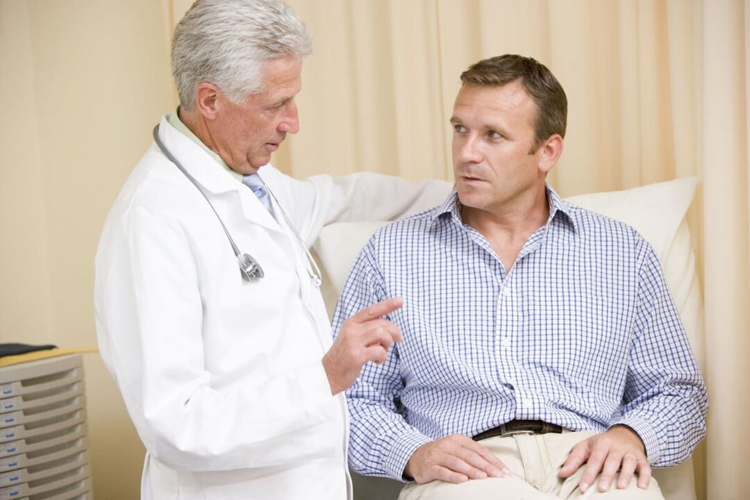 consultation spécialisée pour prostatite